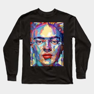 Frida Khalo Portrait Long Sleeve T-Shirt